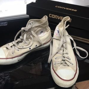 white high top converse